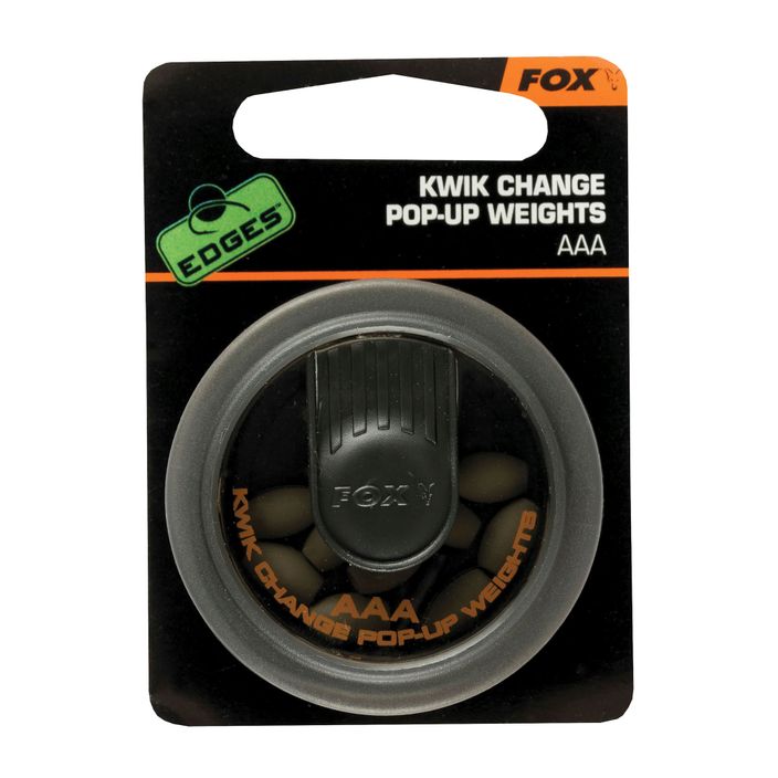 Βαρίδια κυπρίνου Fox International Edges Kwick Change Pop-up Βάρος καφέ CAC514 2