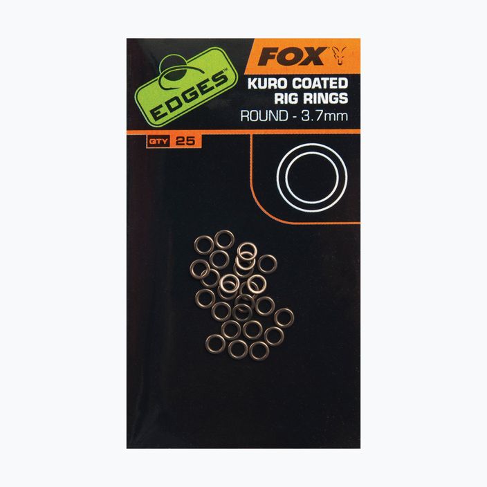 Fox International Edges Kuro O Rings ασημένια δαχτυλίδια αρχηγού CAC545