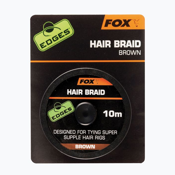 Fox International Edges Hair Braid καφέ CAC565 πλεξούδα κυπρίνου