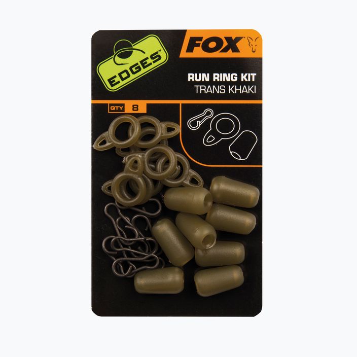 Fox International Edges Standard Carp Run Ring Kit καφέ CAC583
