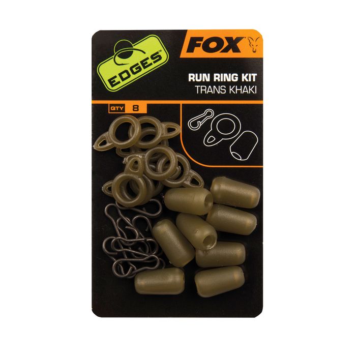 Fox International Edges Standard Carp Run Ring Kit καφέ CAC583 2
