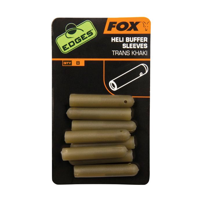 Fox International Edges Heli Buffer Sleeves 8 τεμαχίων σετ ελαστικών ελικοπτέρου. Trans Khaki CAC584 2