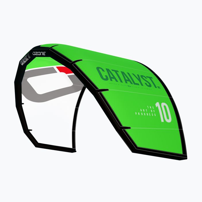 Ozone Catalyst V3 πράσινος χαρταετός kitesurfing kite CATV3K8FW