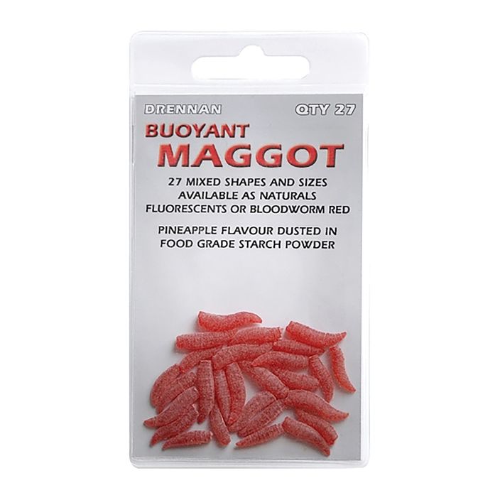 Drennan Buoyant Maggot τεχνητό δόλωμα σκουληκιού 27 τμχ κόκκινο TGABBM003 2