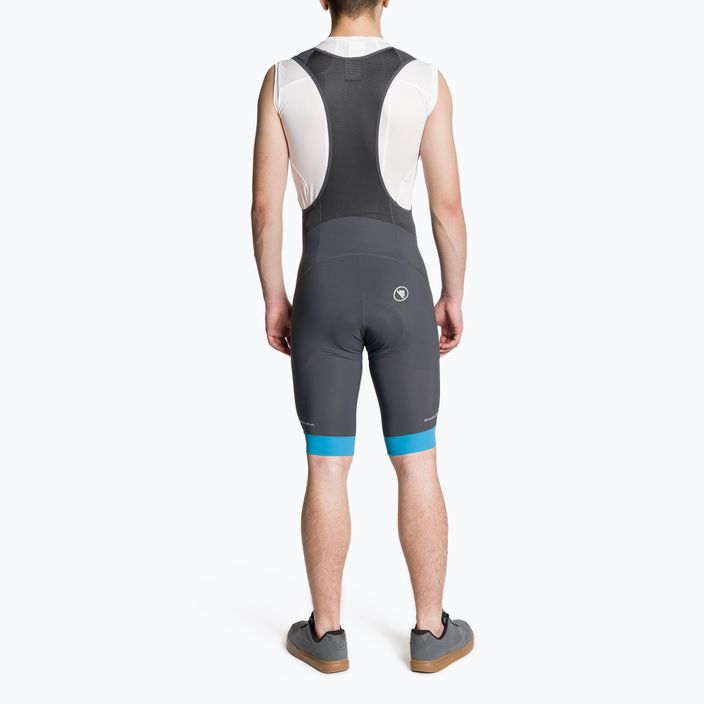 Endura Xtract Lite Bibshort ανδρική ποδηλατική βερμούδα hi-biz μπλε 2