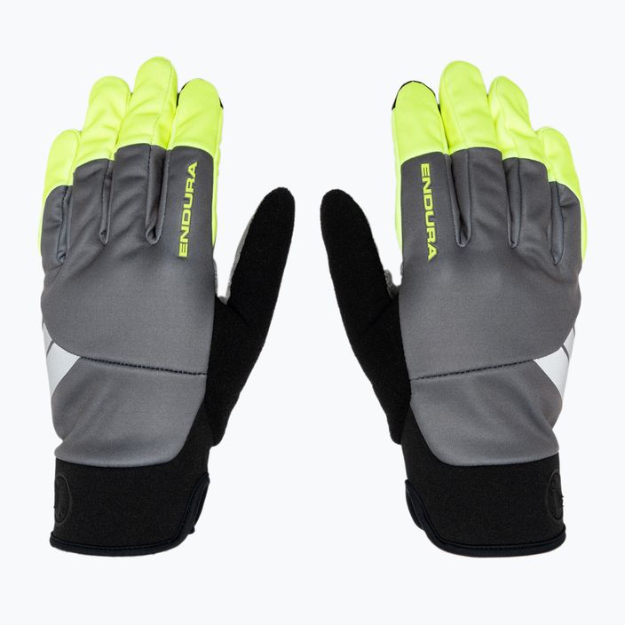 Ανδρικά γάντια ποδηλασίας Endura Windchill hi-viz κίτρινο 3