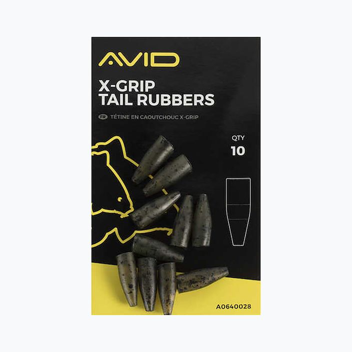 Avid Carp X- Grip Tail Tail Rubbers καμουφλάζ A0640028 2