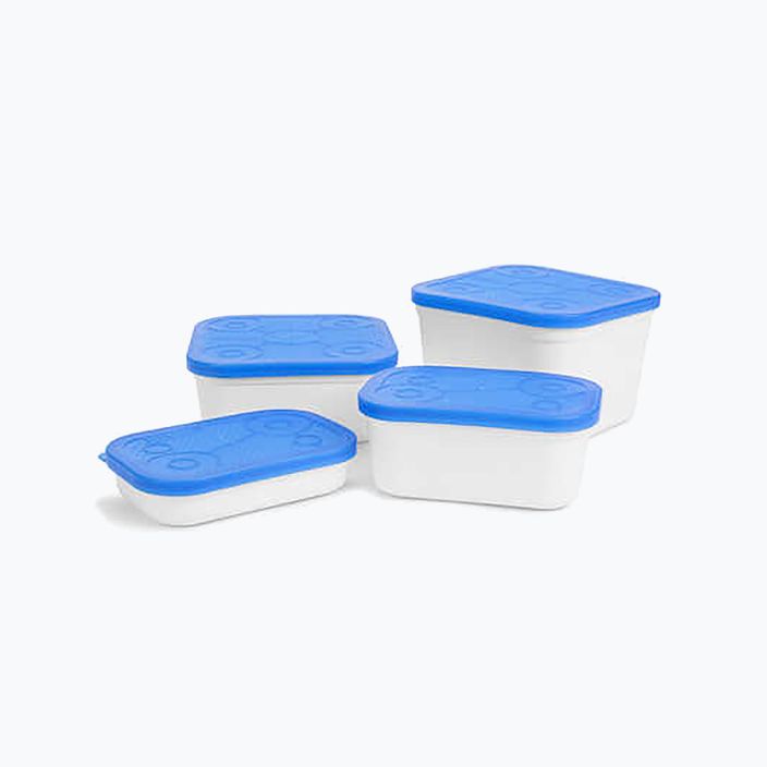 Preston Innovations White Bait Tubs λευκό και μπλε κουτί δολωμάτων P0260007