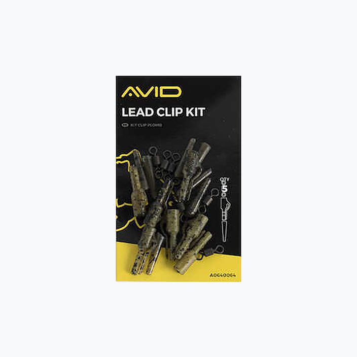 Avid Carp Secure Lead Clip Kit 5 τεμ. Camo A0640064 2