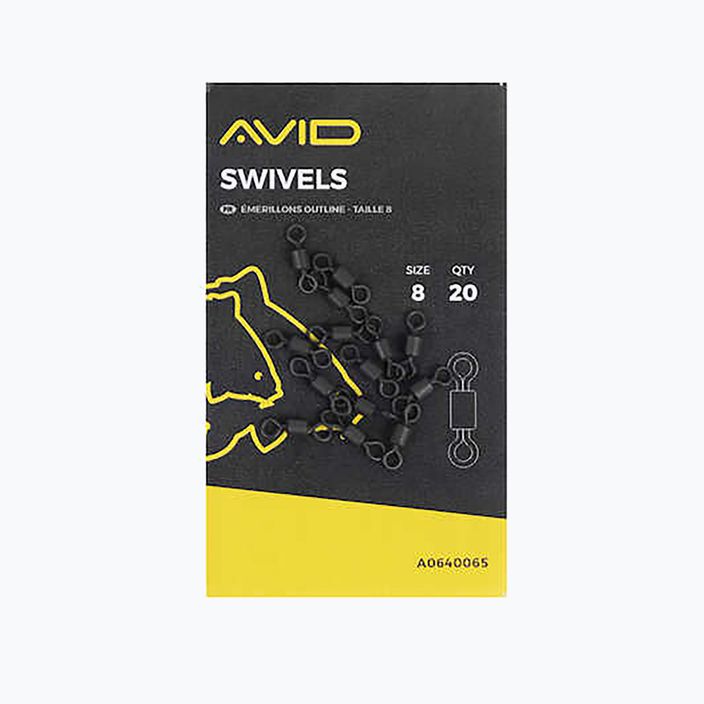 Avid Carp Swivels μαύρο A0640065 2