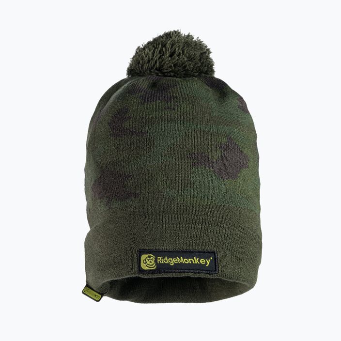 RidgeMonkey Apearel Bobble Fishing Beanie Hat πράσινο RM558 2