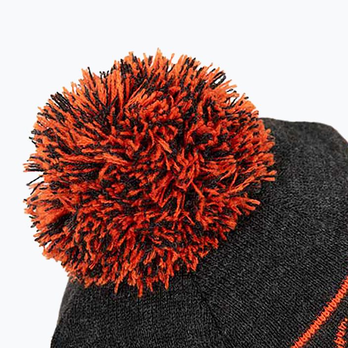 Fox International Collection Booble μαύρο/πορτοκαλί χειμερινό καπέλο 9