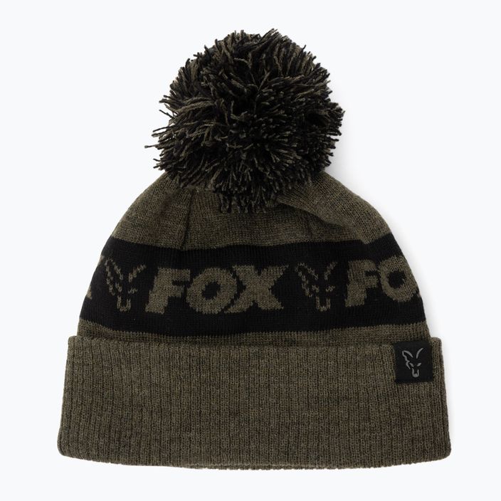 Fox International Collection Bobble πράσινο/μαύρο χειμερινό καπέλο 5
