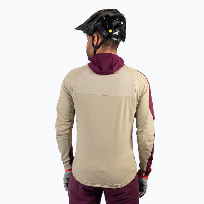 Endura MT500 Thermo II ανδρική ποδηλατική μπλούζα μελιτζανί 4