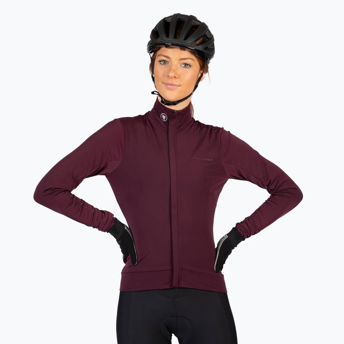 Γυναικείο Endura Xtract Roubaix aubergine ποδηλασία μακρυμάνικο