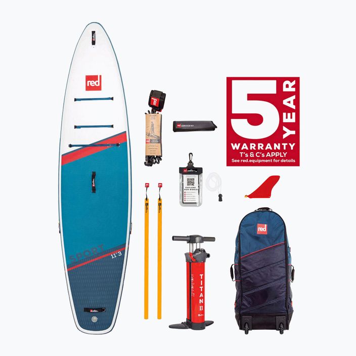 Σανίδα SUP Red Paddle Co Sport 11'3" μπλε