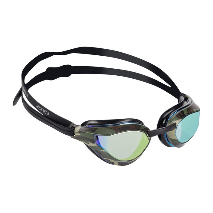 ZONE3 Viper-Speed μαύρα/πράσινα/καμο γυαλιά κολύμβησης 2