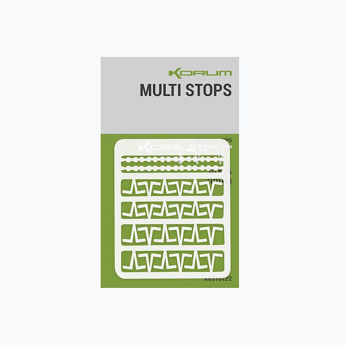 Korum Multi Stops stoppers δολωμάτων 76 τεμάχια διάφανα K0310122