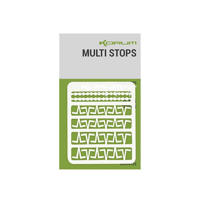 Korum Multi Stops stoppers δολωμάτων 76 τεμάχια διάφανα K0310122 2