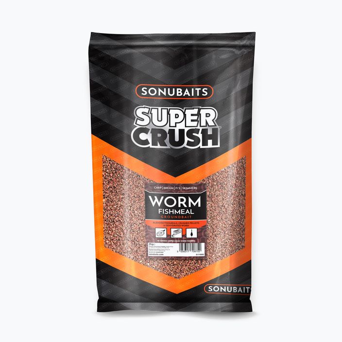 Sonubaits Worm Fishmeal Groundbait καφέ μέθοδος groundbait S1770002