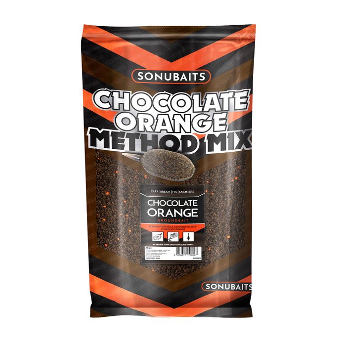 Sonubaits Σοκολάτα Πορτοκάλι Μέθοδος Mix σκούρο καφέ S1770023 δόλωμα 2