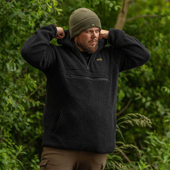 Ανδρικό φούτερ Avid Carp Sherpa Pullover μαύρο 2