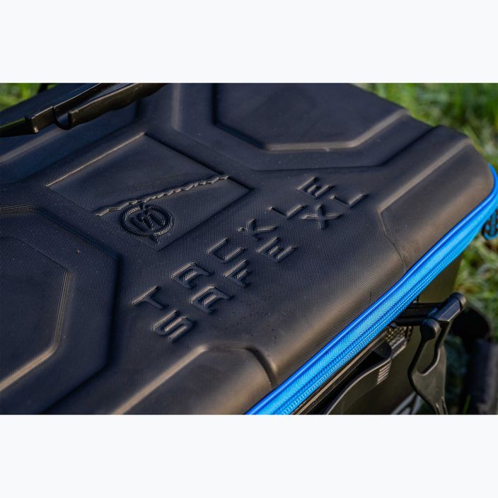 Preston Innovations Hardcase Tackle Safe μαύρη / μπλε τσάντα αλιείας 5