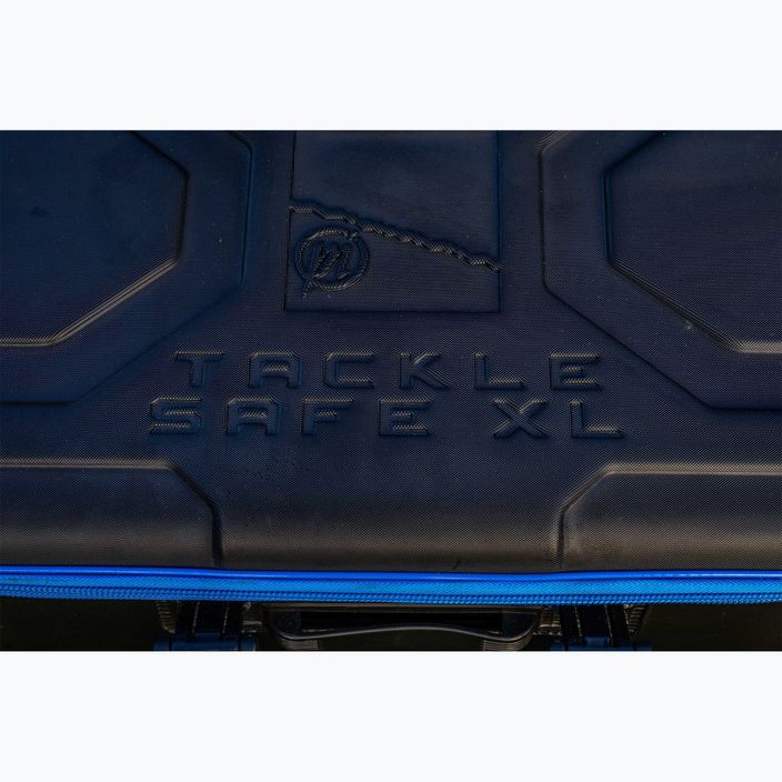 Preston Innovations Hardcase Tackle Safe μαύρη / μπλε τσάντα αλιείας 6