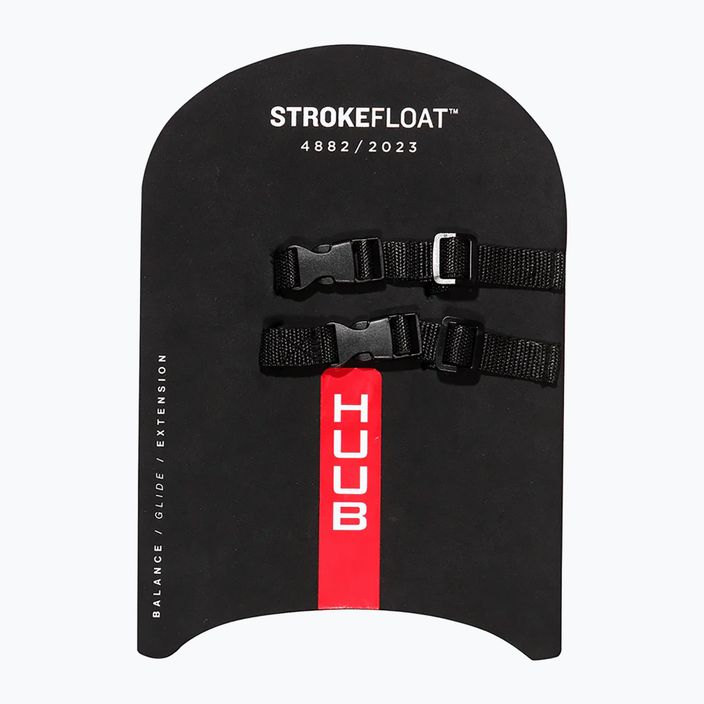 HUUB Swimboard Strokefloat μαύρο/κόκκινο