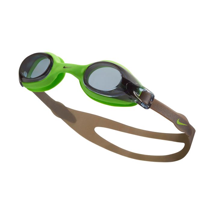 Παιδικά γυαλιά κολύμβησης Nike One-Piece Frame πράσινο NESS7157-370 2
