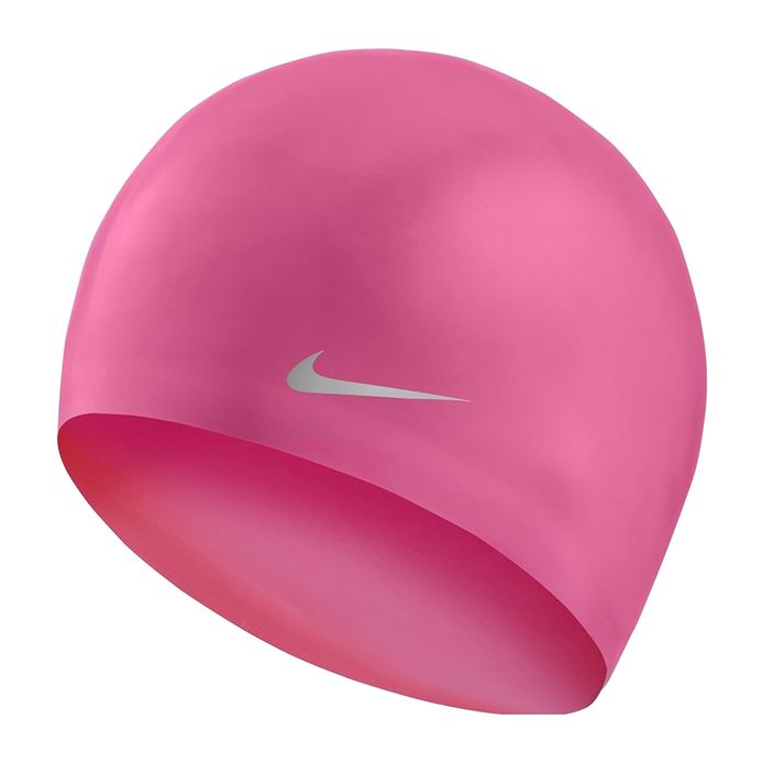 Nike Solid Silicone παιδικό σκουφάκι κολύμβησης ροζ TESS0106 2