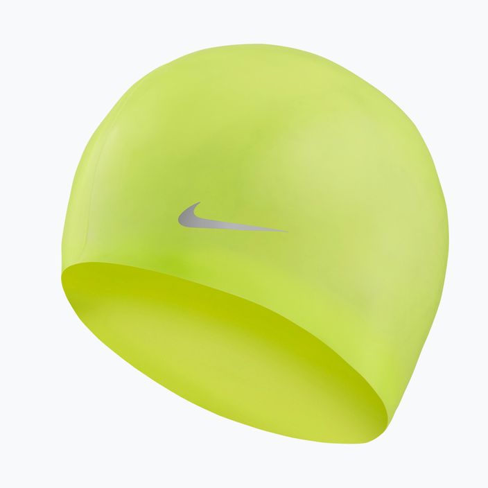 Nike Solid Silicone παιδικό σκουφάκι κολύμβησης κίτρινο TESS0106 3