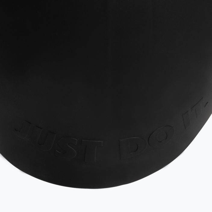 Nike Σιλικόνη Long Hair καπέλο για κολύμπι μαύρο NESSA198-001 3