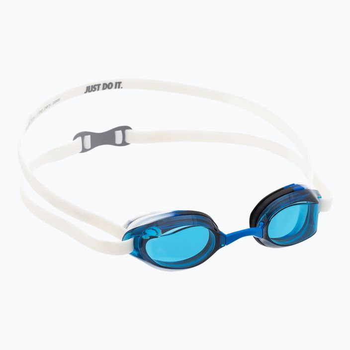 Παιδικά γυαλιά κολύμβησης Nike Legacy μπλε NESSA181-400