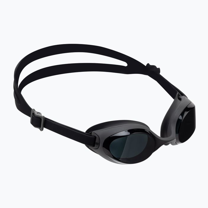 Γκρι γυαλιά κολύμβησης Nike Hyper Flow σκούρου καπνού NESSA182-014