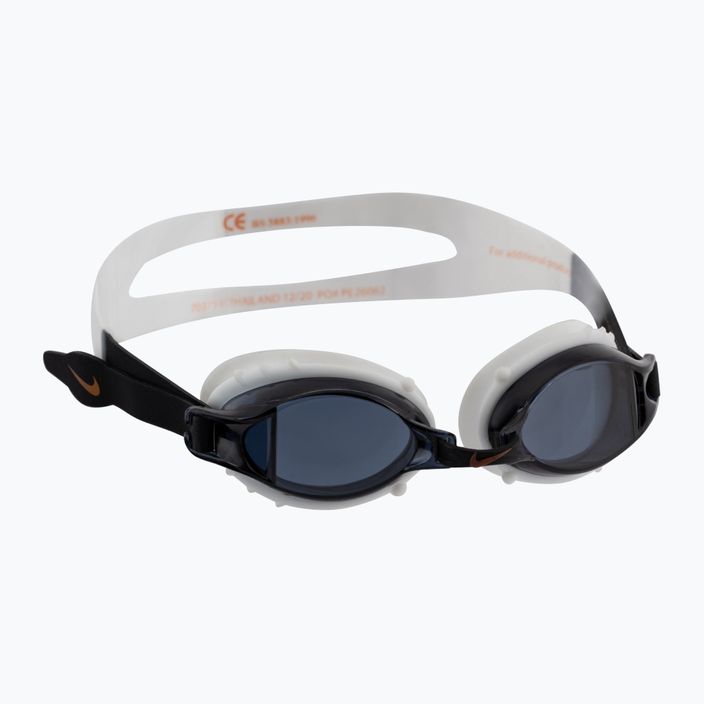 Παιδικά γυαλιά κολύμβησης Nike Chrome σκούρο γκρι καπνό NESSA188-014