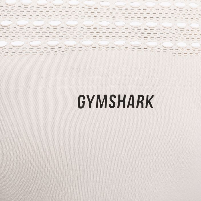 Γυναικείο Gymshark Energy Seamless Crop Top κρέμα λευκό 7