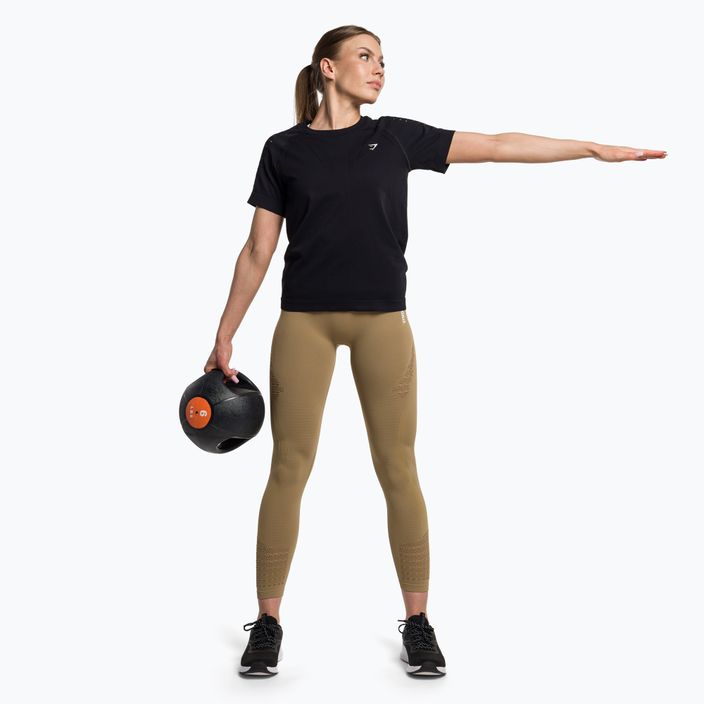 Γυναικείο μπλουζάκι προπόνησης Gymshark Energy Seamless μαύρο 2