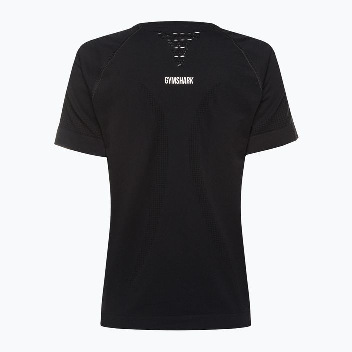 Γυναικείο μπλουζάκι προπόνησης Gymshark Energy Seamless μαύρο 6