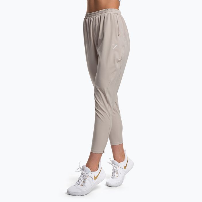 Γυναικείο παντελόνι προπόνησης Gymshark Maximise Track pebble grey