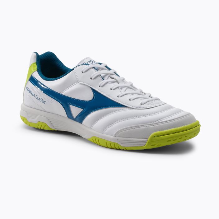 Mizuno Morelia Sala Classic IN ανδρικά ποδοσφαιρικά παπούτσια λευκό Q1GA200224