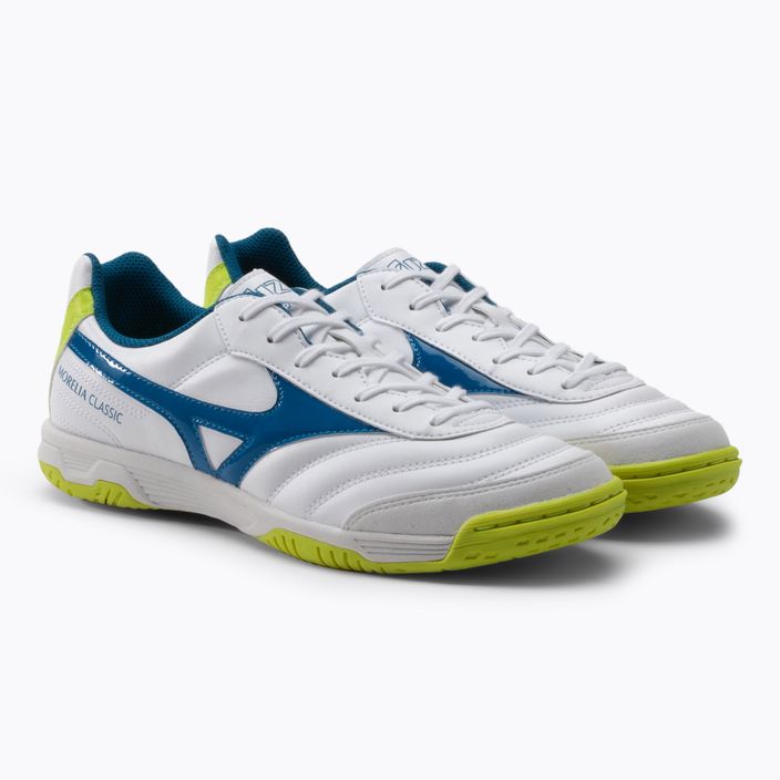 Mizuno Morelia Sala Classic IN ανδρικά ποδοσφαιρικά παπούτσια λευκό Q1GA200224 5