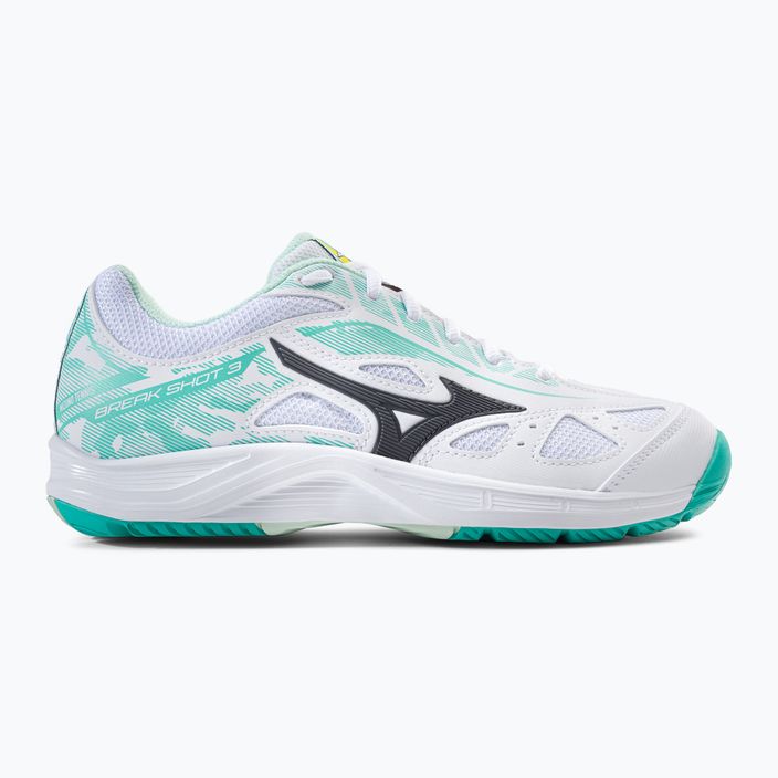 Γυναικεία παπούτσια τένις Mizuno Break Shot 3 AC λευκό και πράσινο 61GA212623 2