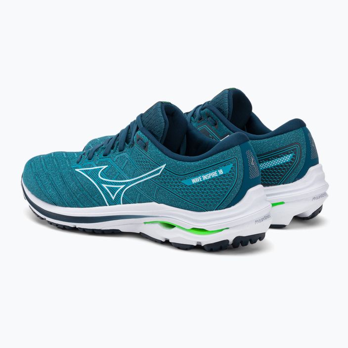 Ανδρικά αθλητικά παπούτσια τρεξίματος Mizuno Wave Inspire 18 μπλε J1GC224402 3