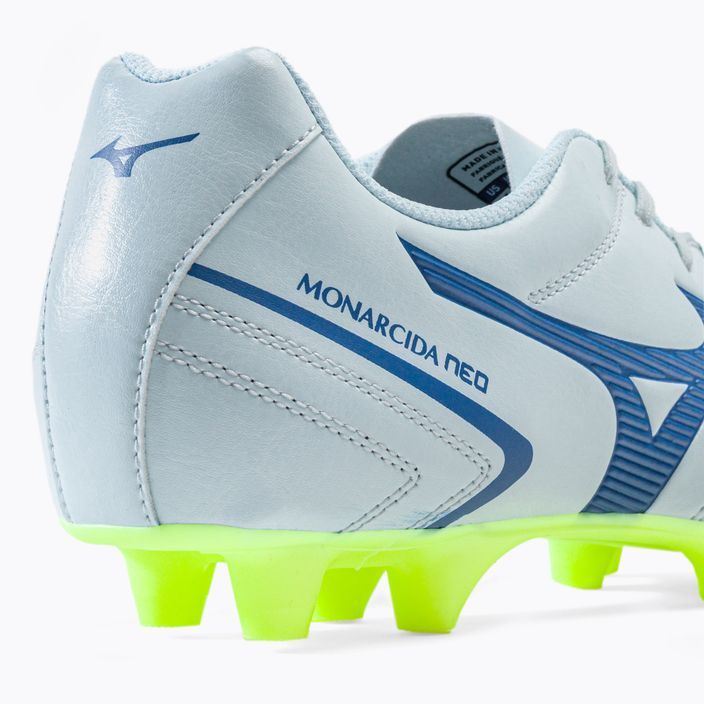Mizuno Monarcida Neo II Select ανδρικά ποδοσφαιρικά παπούτσια λευκό P1GA222527 9