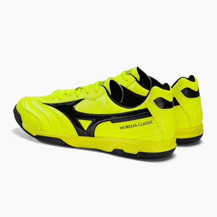Ανδρικά ποδοσφαιρικά παπούτσια Mizuno Morelia Sala Classic IN κίτρινο Q1GA220245 2