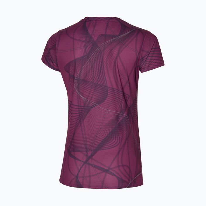 Γυναικείο τρέξιμο t-shirt Mizuno Graphic Tee magenta haze 2