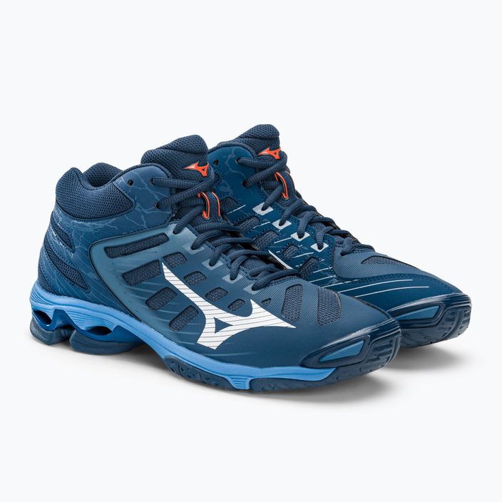 Ανδρικά παπούτσια βόλεϊ Mizuno Wave Voltage Mid navy blue V1GA216521 5