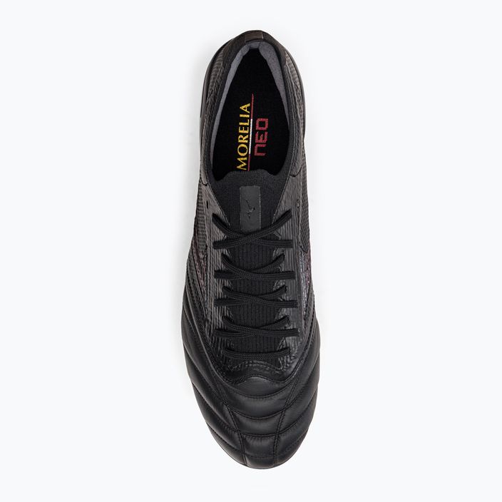 Mizuno Morelia Neo III Beta Elite Mix μπότες ποδοσφαίρου μαύρες P1GC229199 6