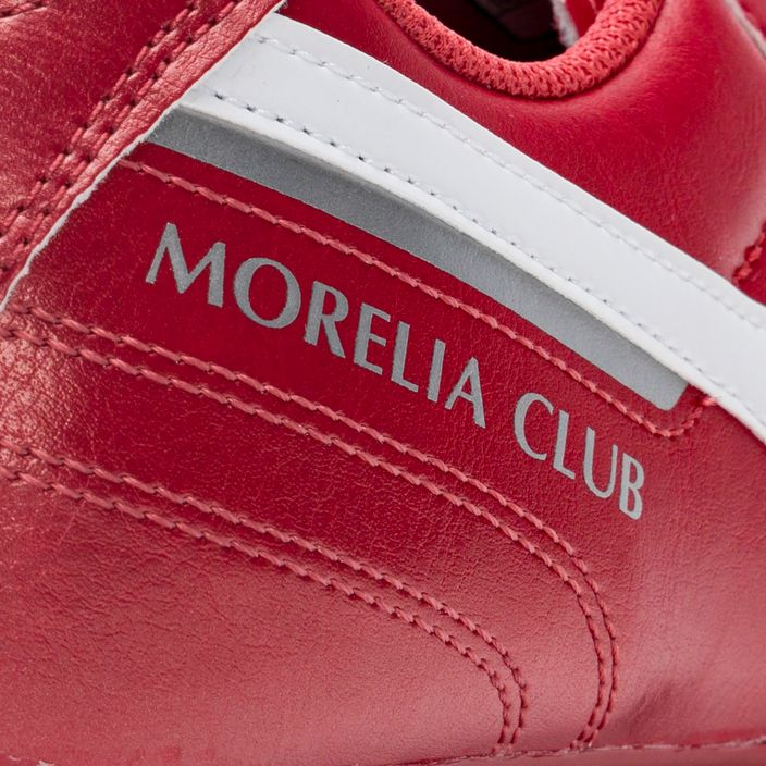 Mizuno Morelia II Club MD ανδρικά ποδοσφαιρικά παπούτσια κόκκινο P1GA221660 9